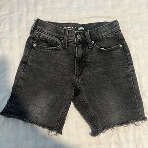 Old Navy Kids Black Denim Shorts